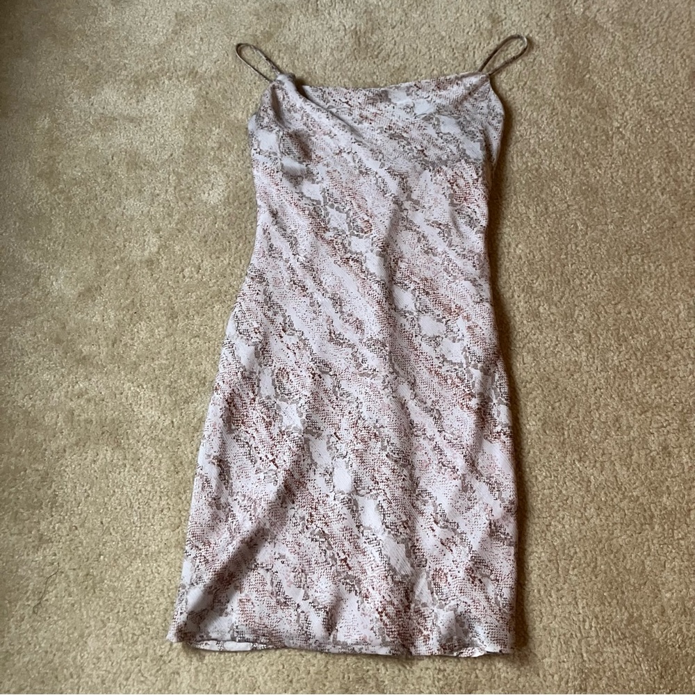 Sexy pink python dress 🔥 Sz S